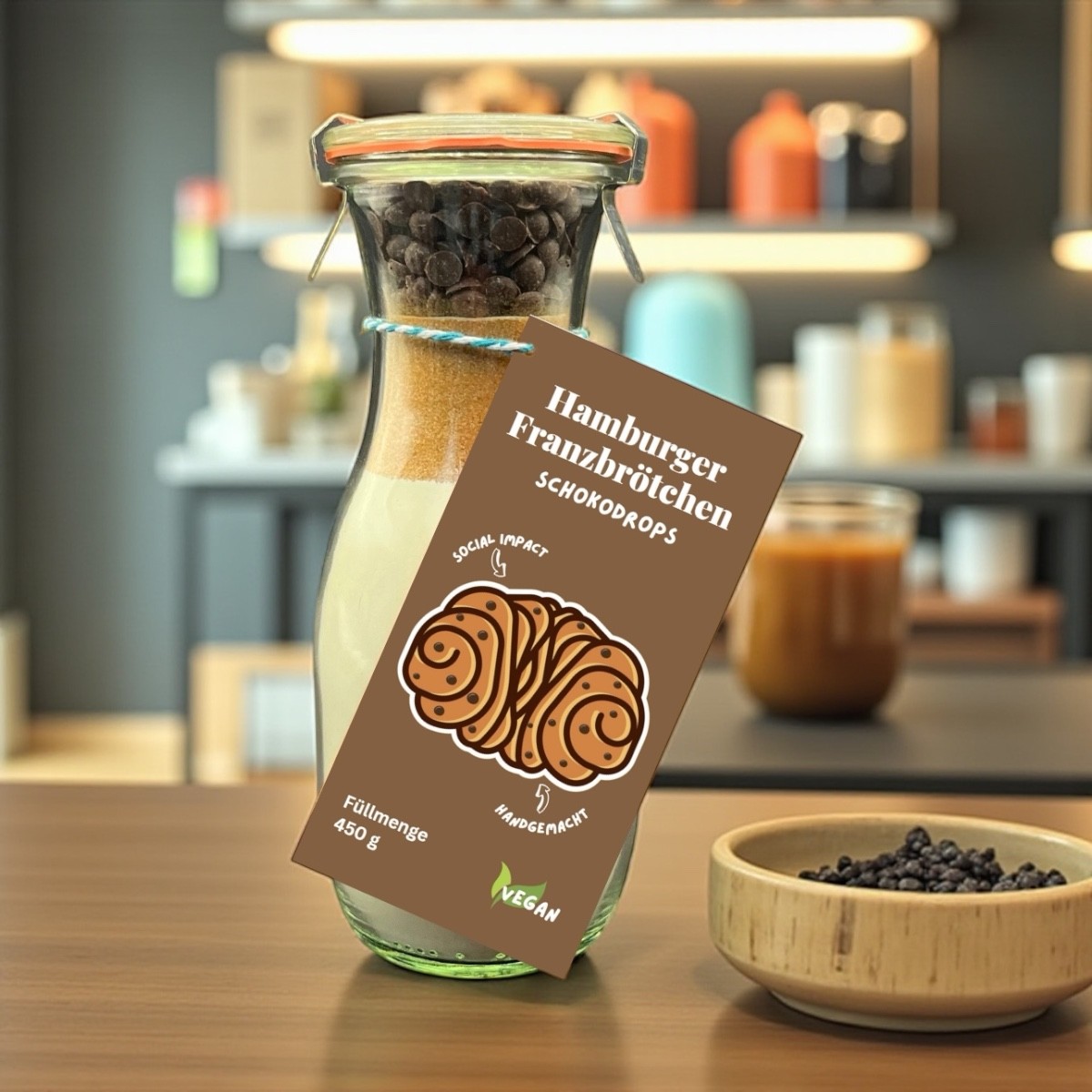 Hamburger Franzbrötchen 3er Geschenk Set