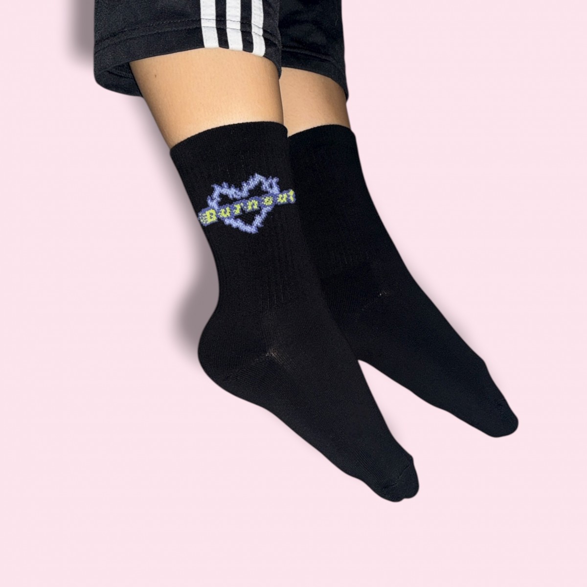 BURNOUT black socks - The Propcorner