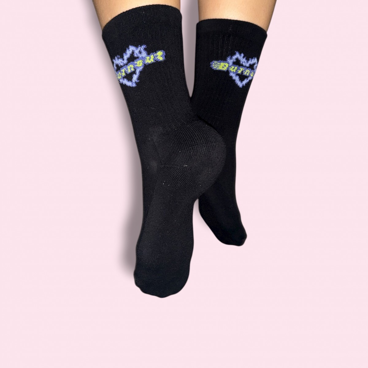 BURNOUT black socks