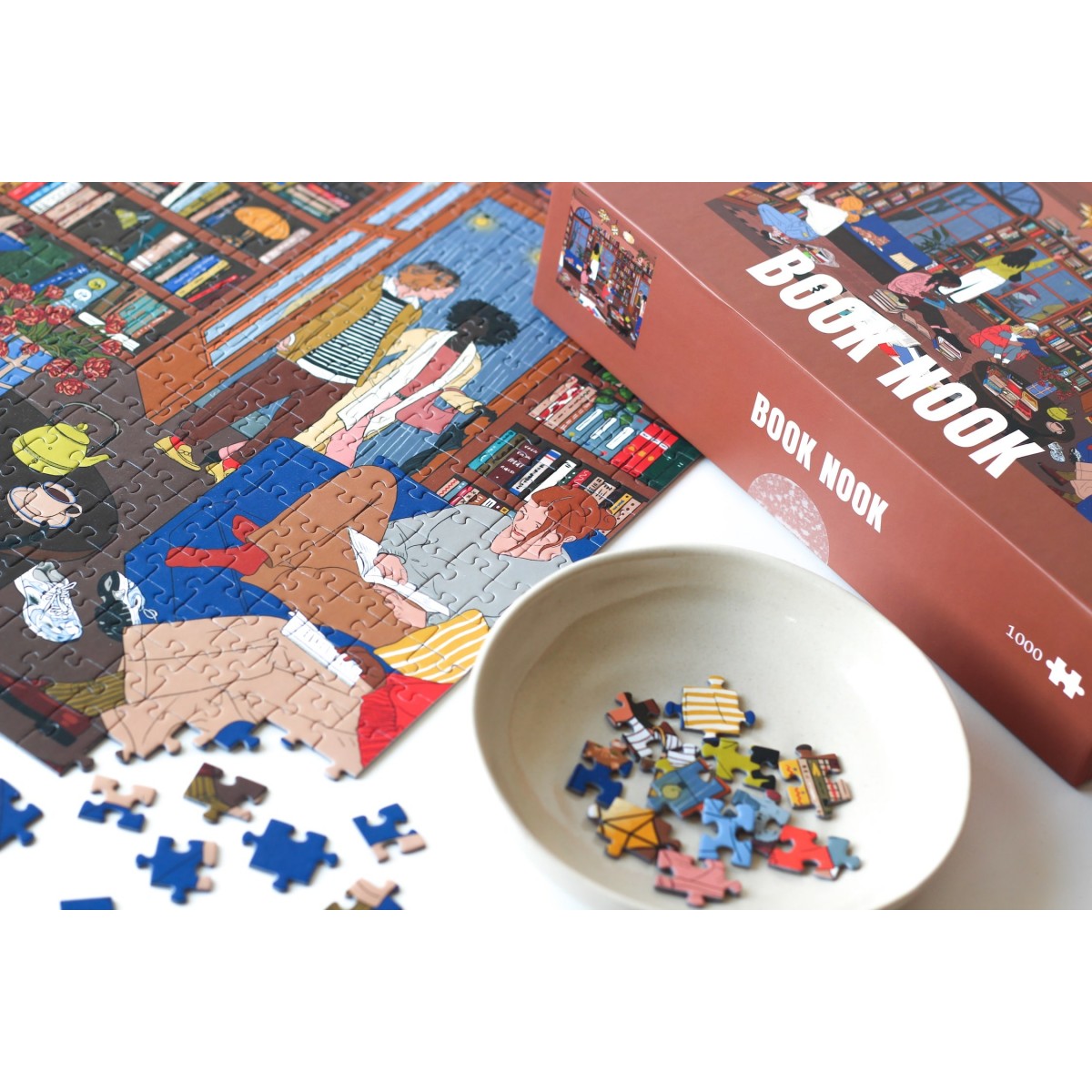 Piecely Book Nook Puzzle, 1000 Teile