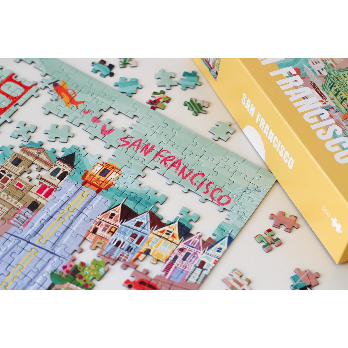 Piecely San Francisco Puzzle, 500 Teile