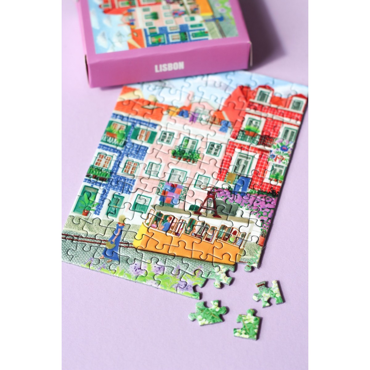 Piecely Lisbon Minipuzzle, 99 Teile