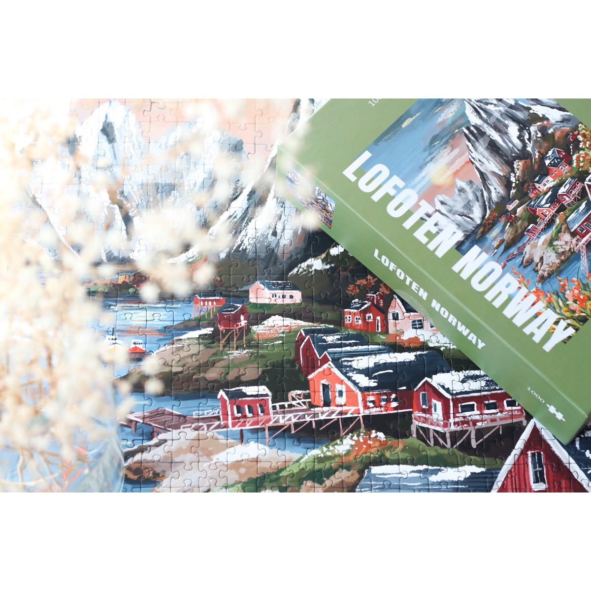 Piecely Lofoten Norway Puzzle, 1000 Teile