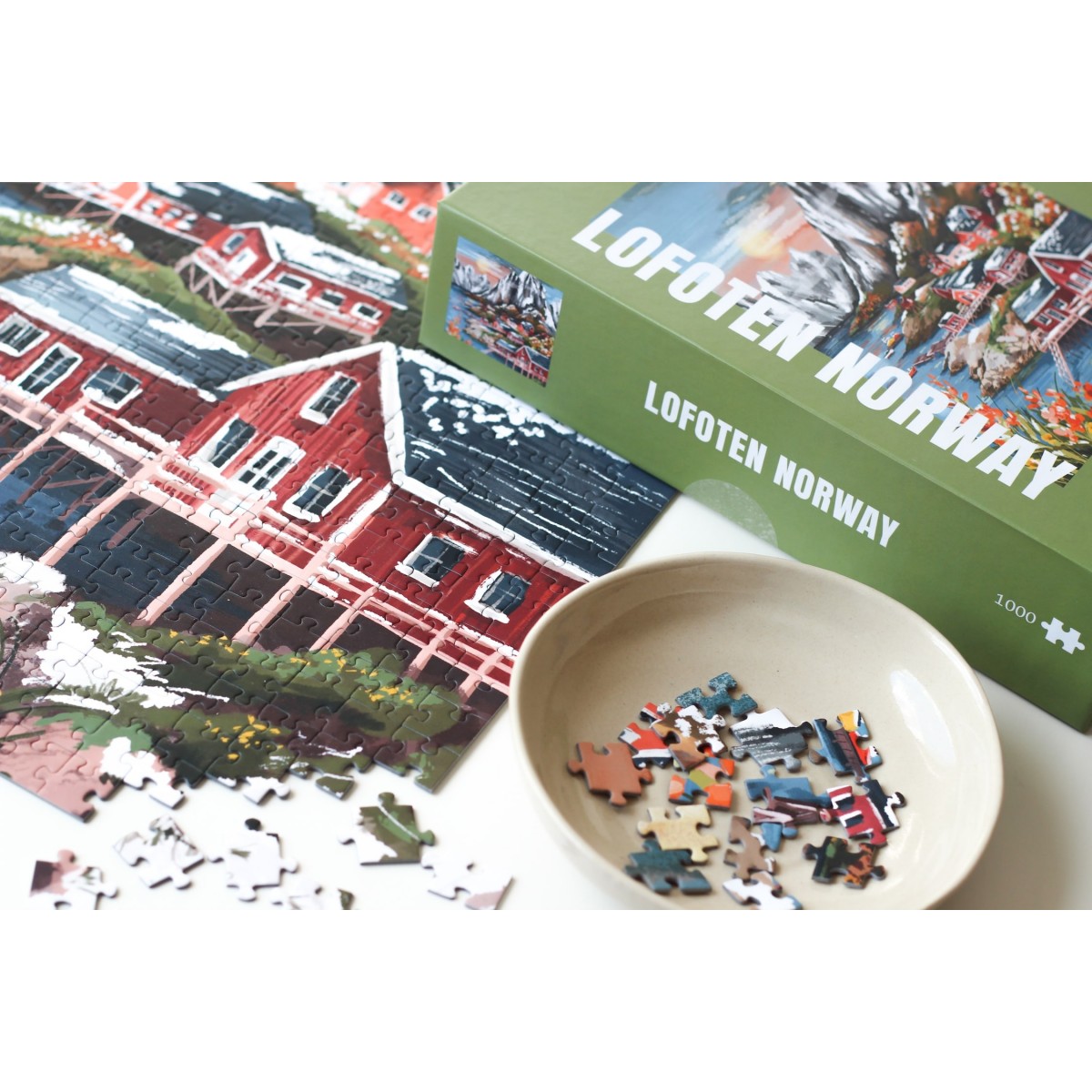 Piecely Lofoten Norway Puzzle, 1000 Teile