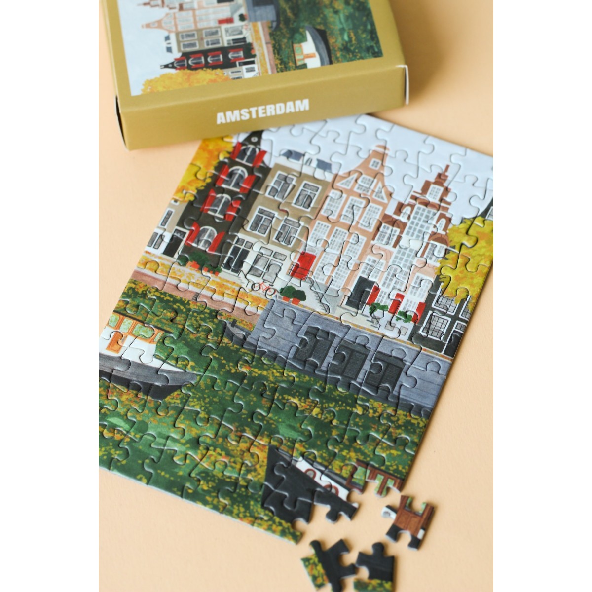 Piecely Amsterdam Minipuzzle, 99 Teile