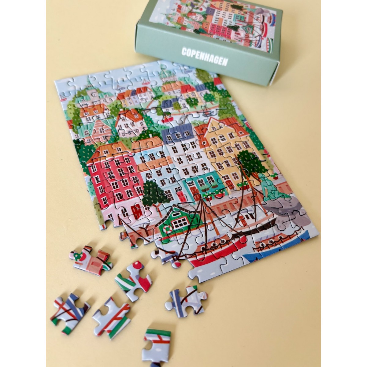 Piecely Copenhagen Minipuzzle, 99 Teile