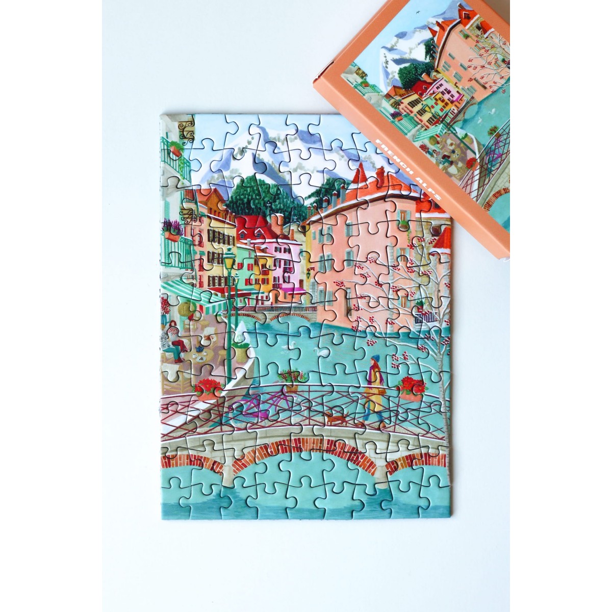 Piecely French Alps Minipuzzle, 99 Teile