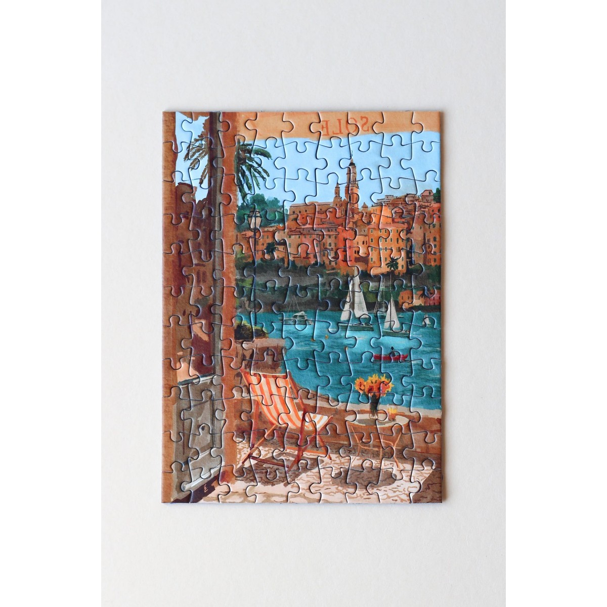 Piecely Menton France Minipuzzle, 99 Teile