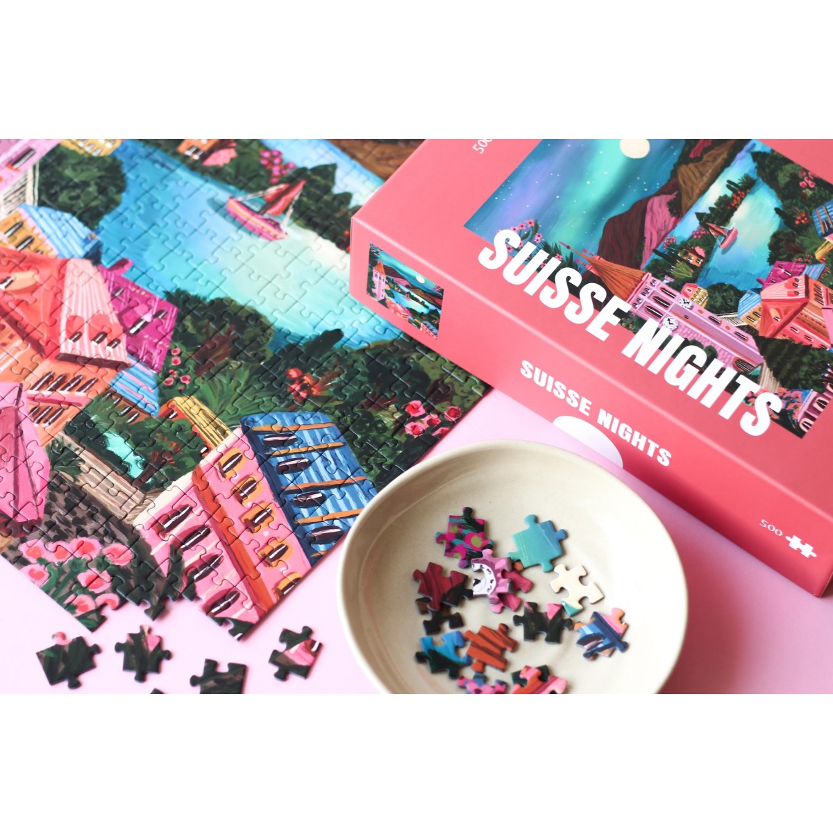 Piecely Suisse Nights Puzzle, 500 Teile