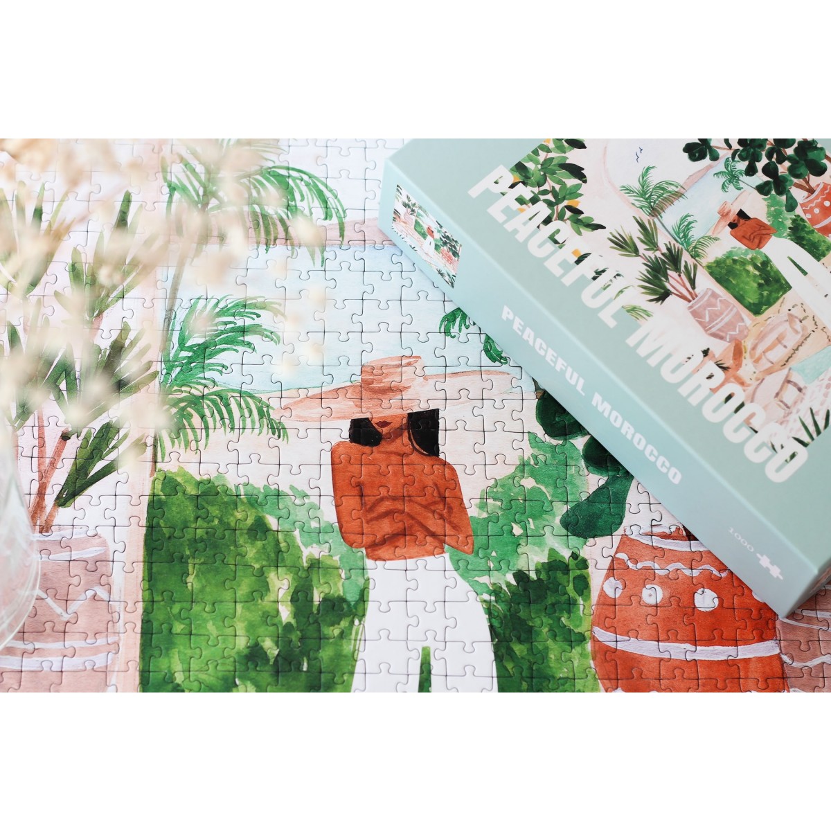 Piecely Peaceful Morocco Puzzle, 1000 Teile