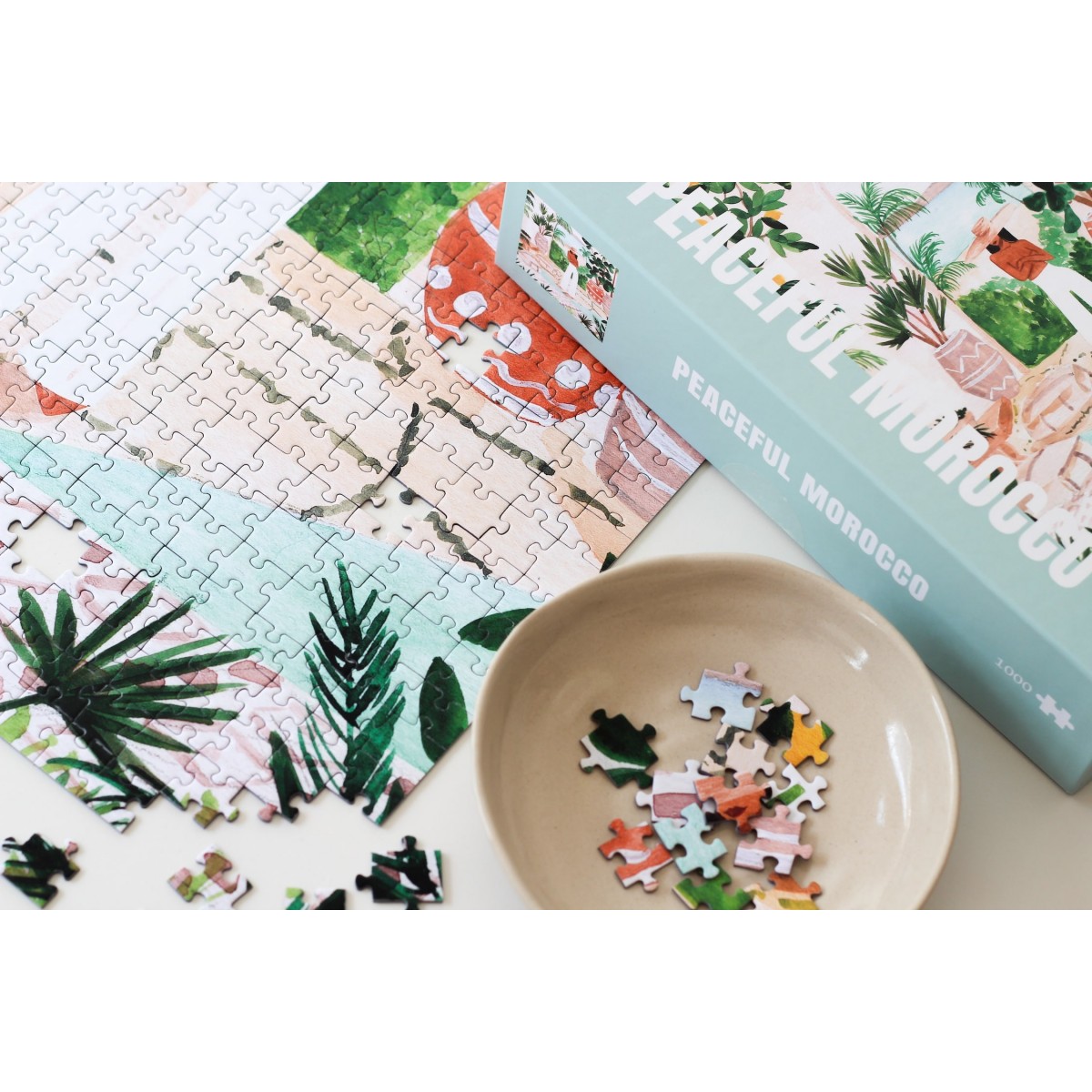 Piecely Peaceful Morocco Puzzle, 1000 Teile