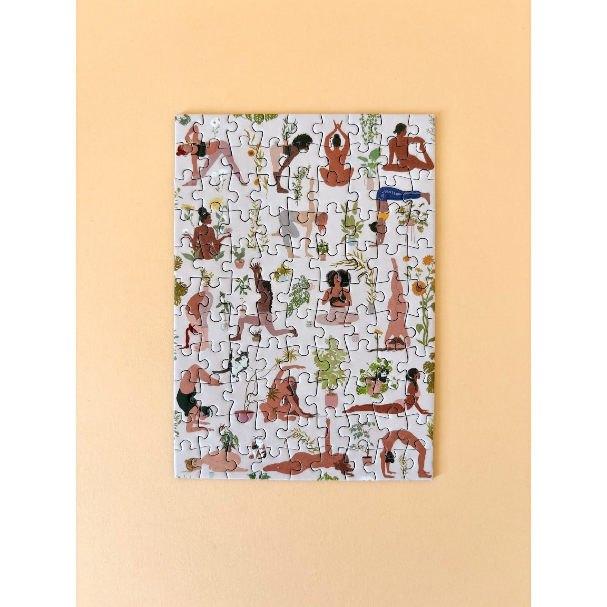 Piecely Plant Yoga Minipuzzle, 99 Teile