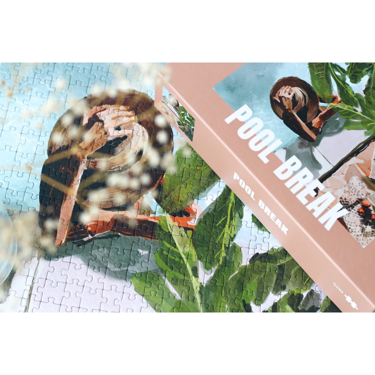 Piecely Pool Break Puzzle, 500 Teile
