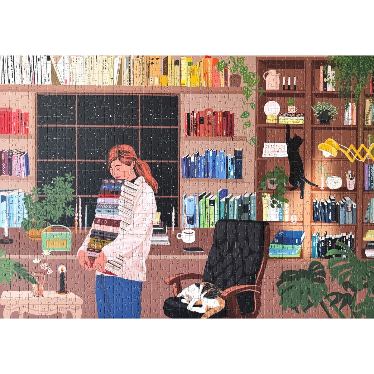 Piecely Reading Room Puzzle, 1000 Teile