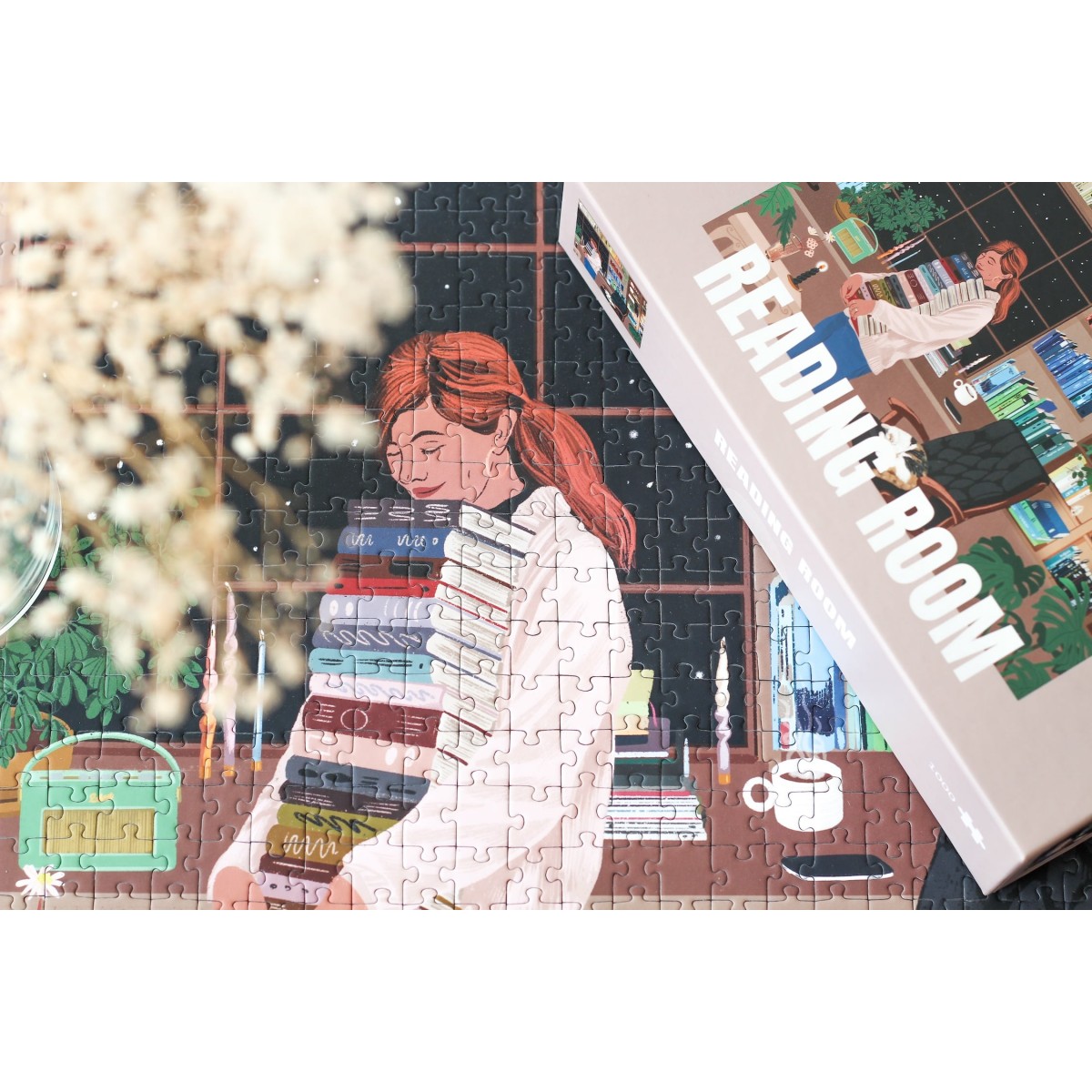 Piecely Reading Room Puzzle, 1000 Teile