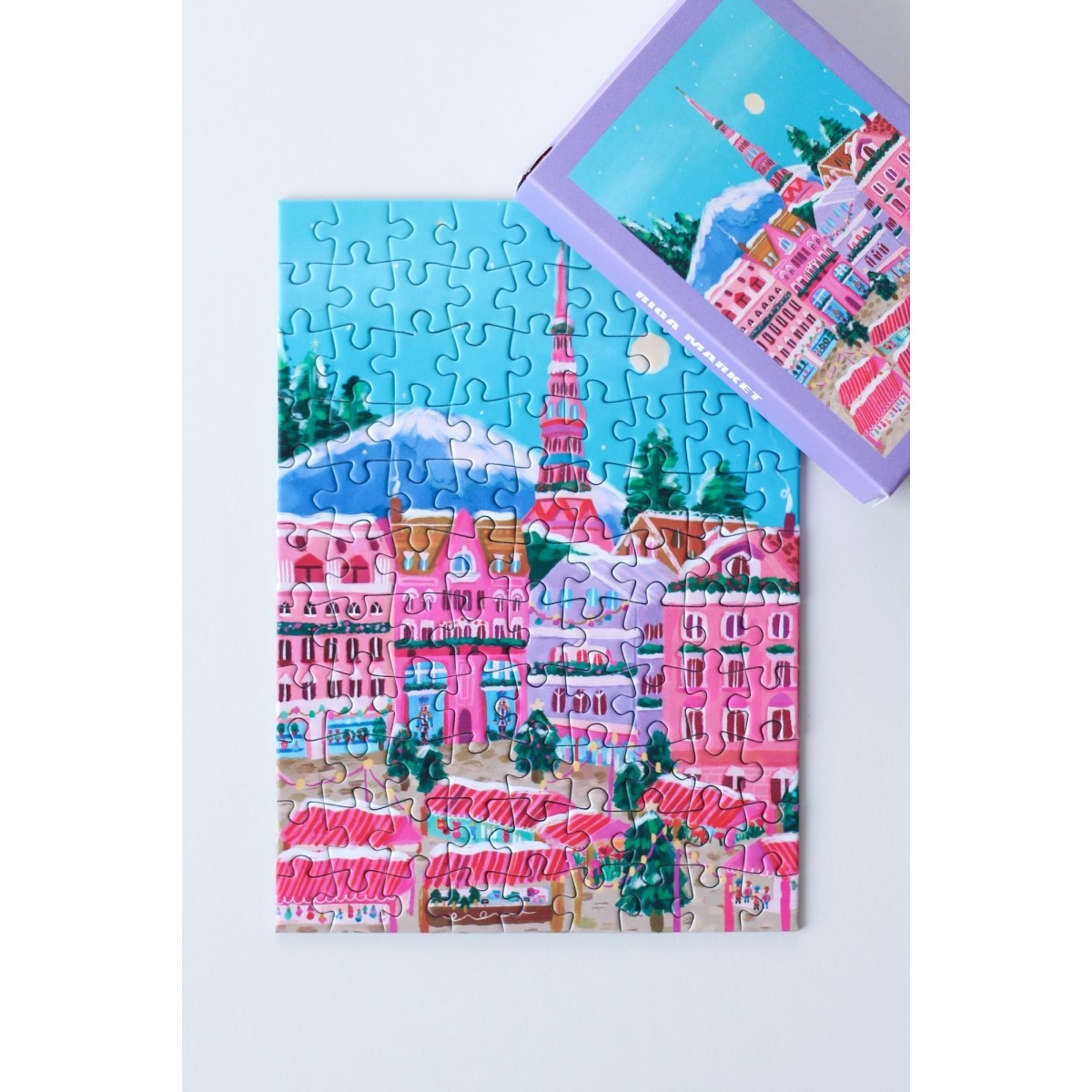 Piecely Riga Market Minipuzzle, 99 Teile