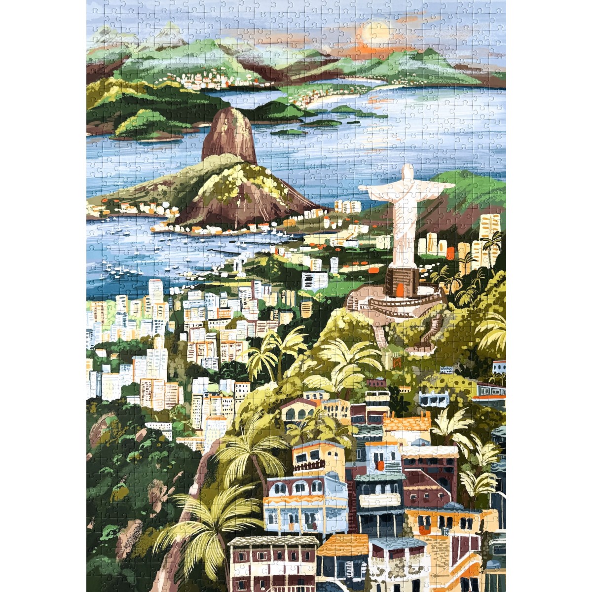 Piecely Rio de Janeiro Puzzle, 1000 Teile