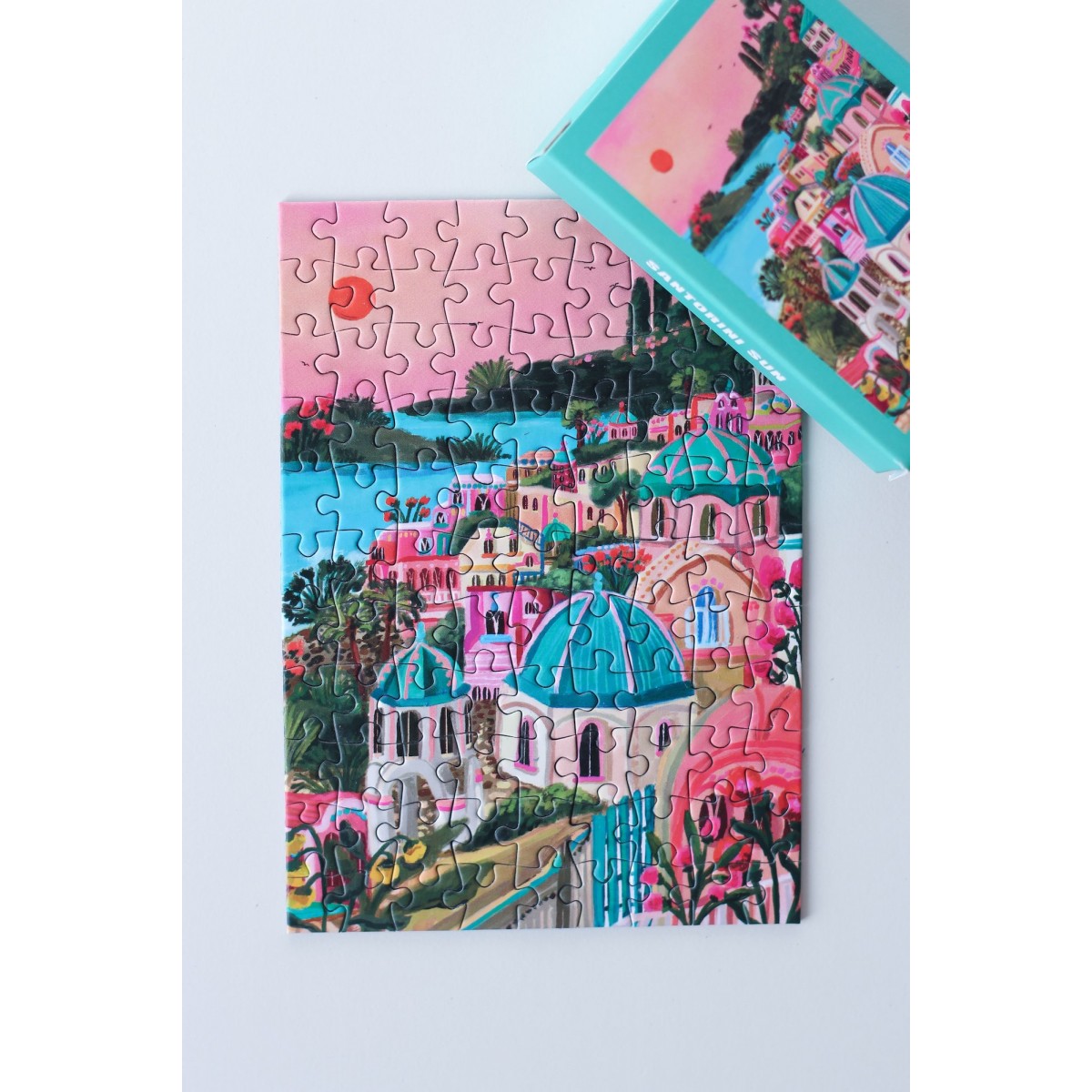 Piecely Santorini Sun Minipuzzle, 99 Teile