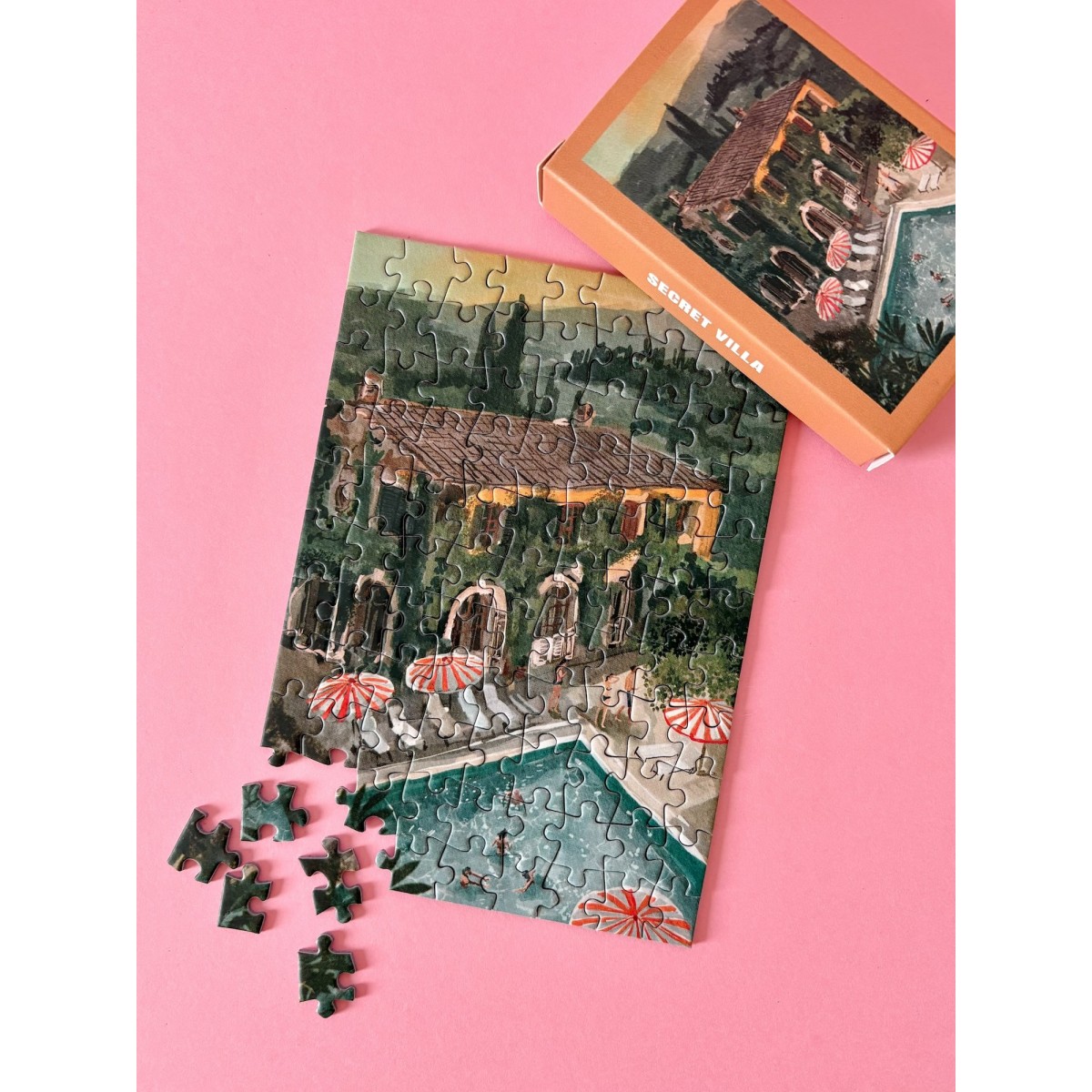 Piecely Secret Villa Minipuzzle, 99 Teile