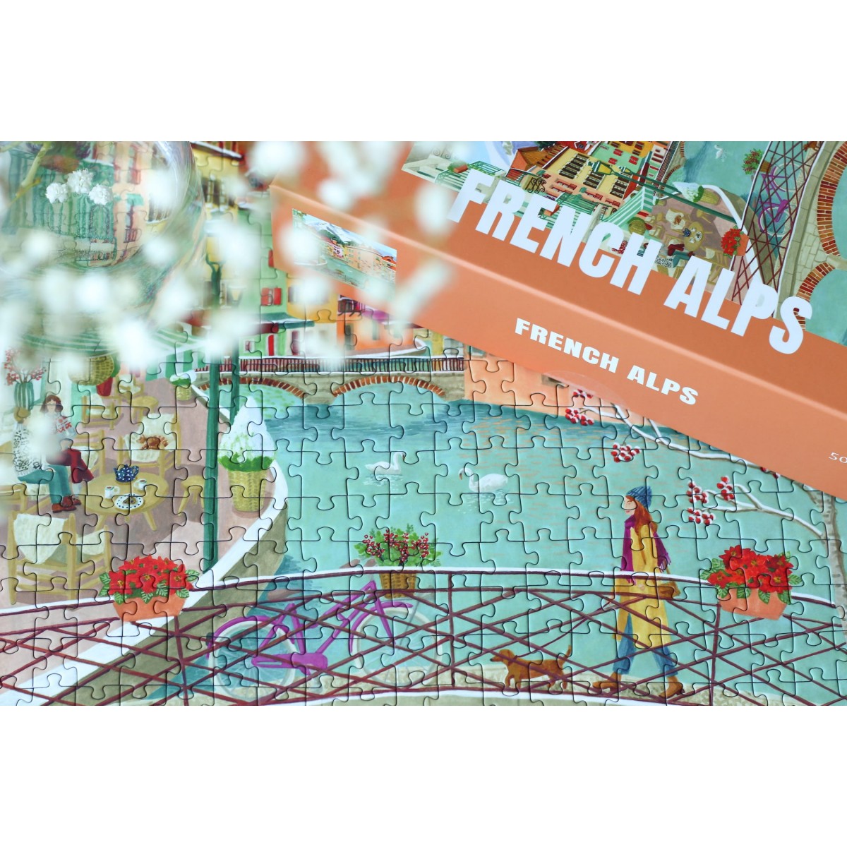 Piecely French Alps Puzzle, 500 Teile