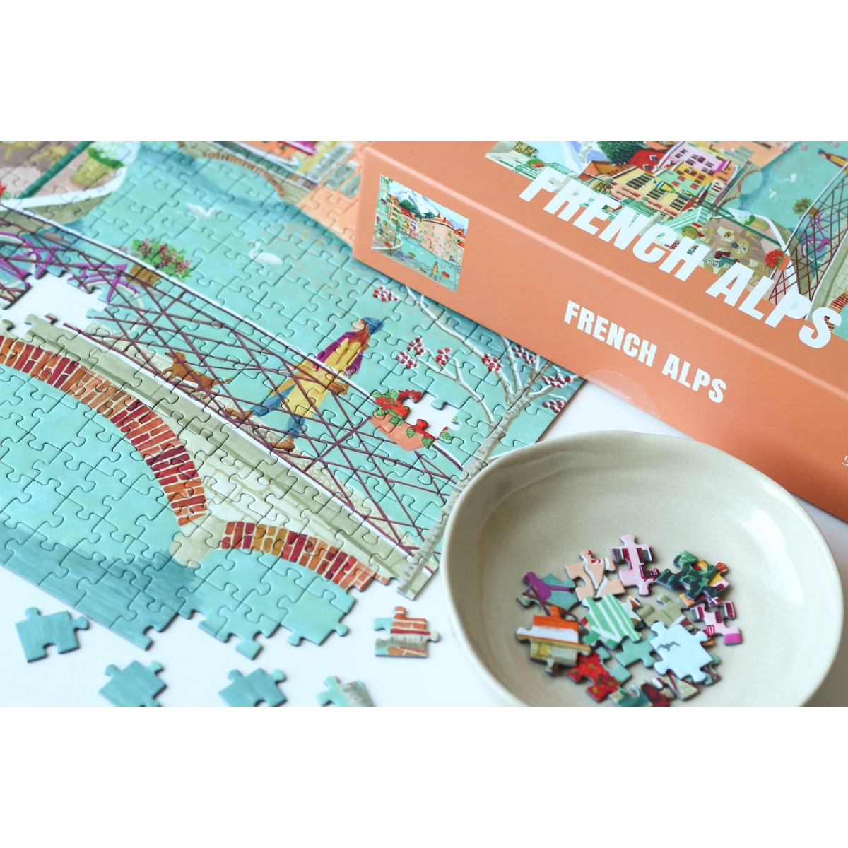 Piecely French Alps Puzzle, 500 Teile