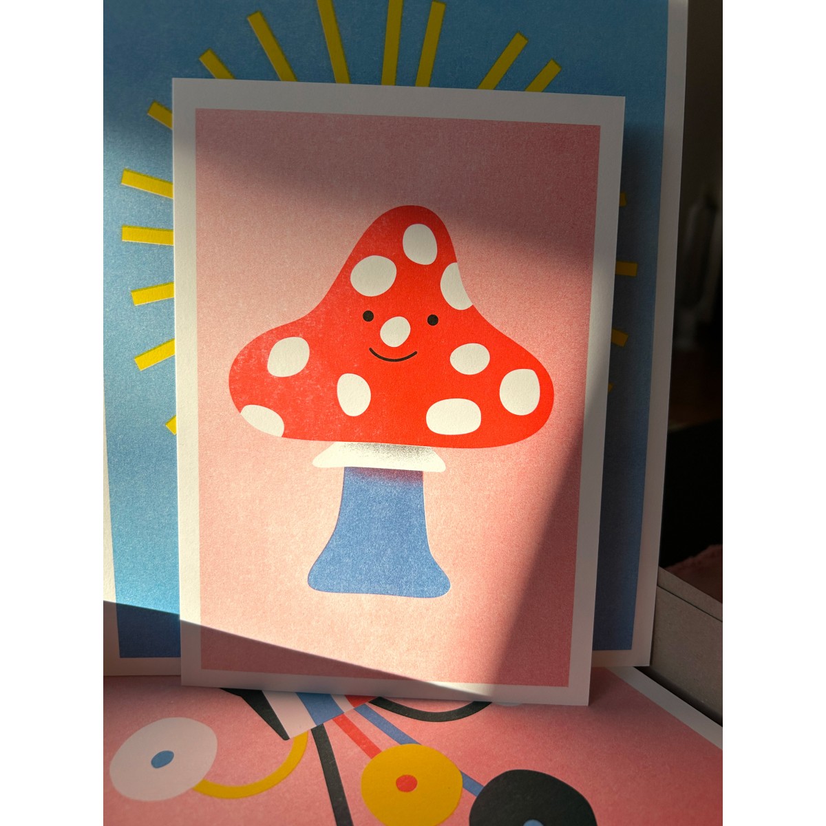 Fliegenpilz – A5 Riso Print – stefanizen