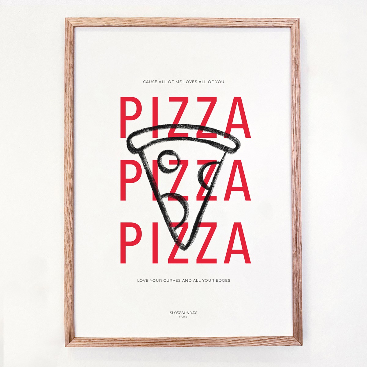 Pizza Lover | A3 Poster, Plakat | Slow Sunday Studio