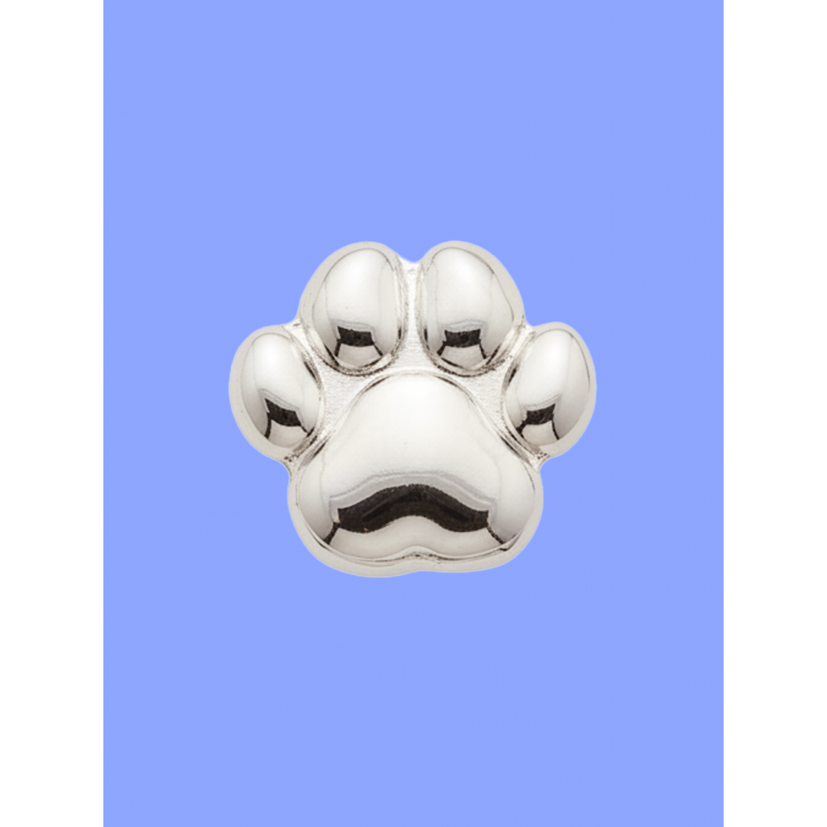 Pfote Silber Hundehalsband Anhänger - PawPopz