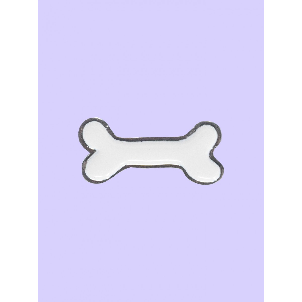 Knochen Hundehalsband Anhänger Weiß - PawPopz