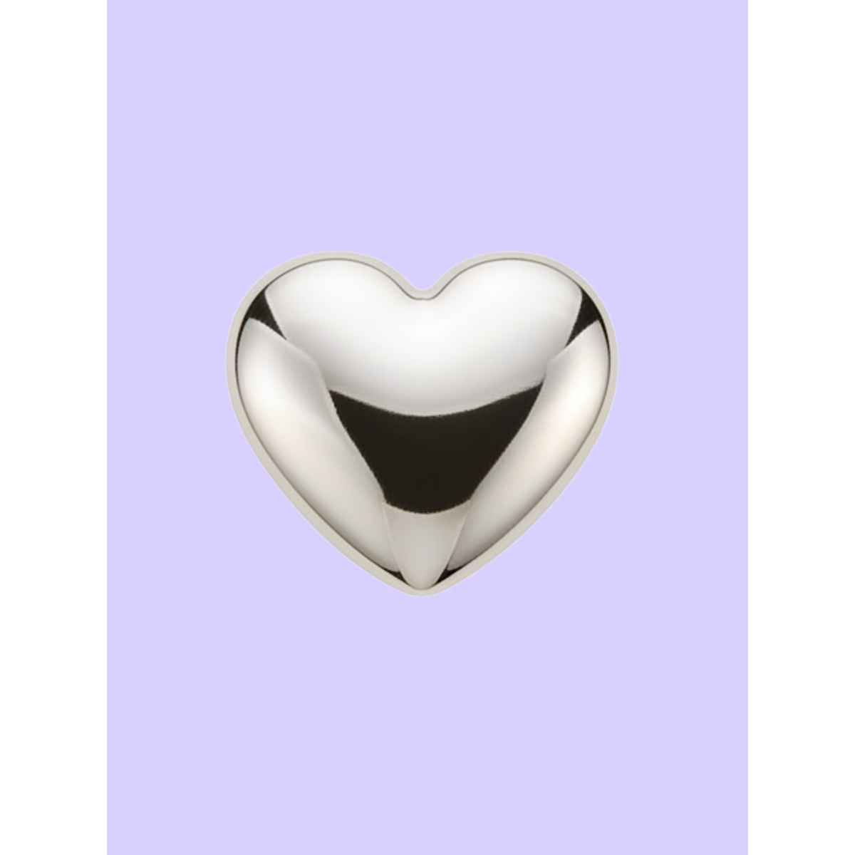 Herz Silber Hundehalsband Anhänger - PawPopz