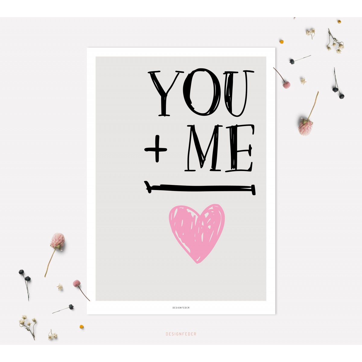 designfeder | Poster You + Me