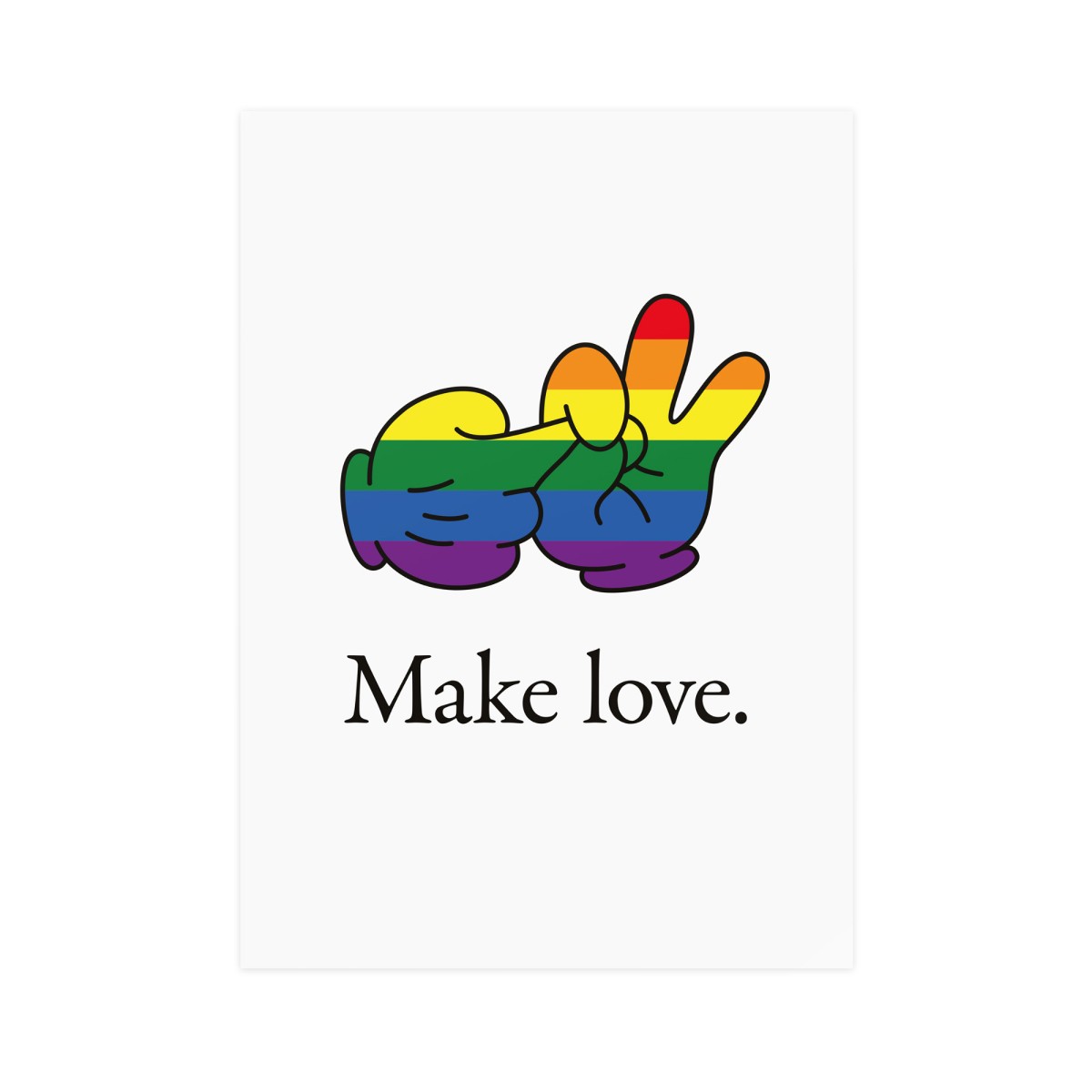 Make Goods – Poster „Make Love"