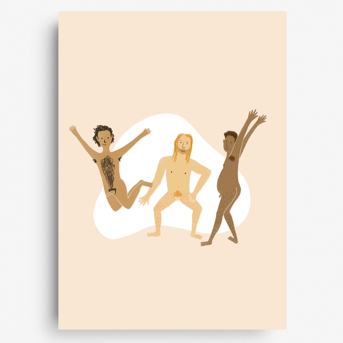 Farina Kuklinski • Poster A4 • Happy Men