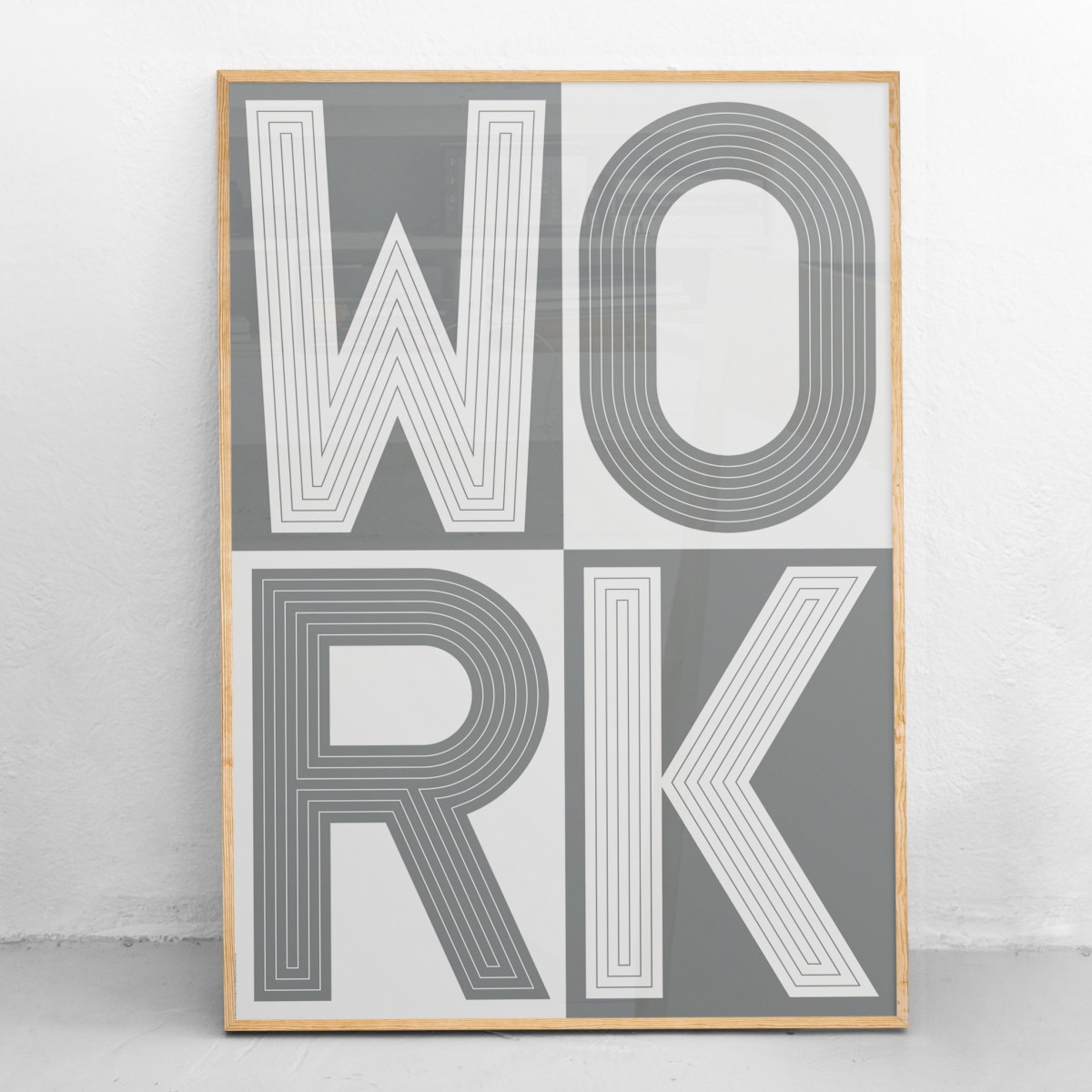 NEW PRINTS ON THE BLOCK / Plakat »Work«