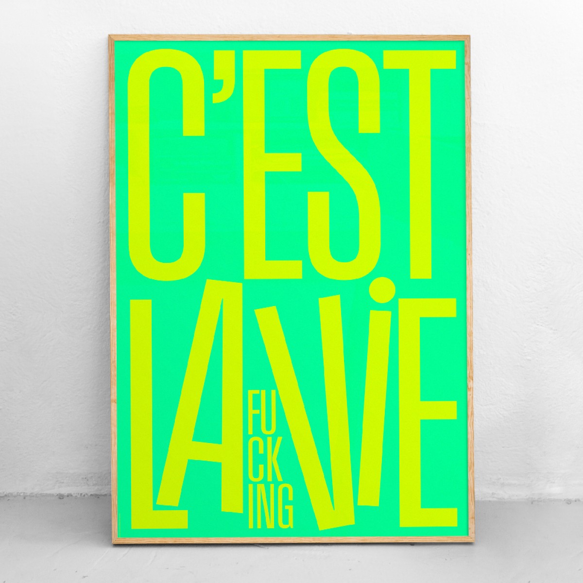 NEW PRINTS ON THE BLOCK / C’est la vie – Plakat