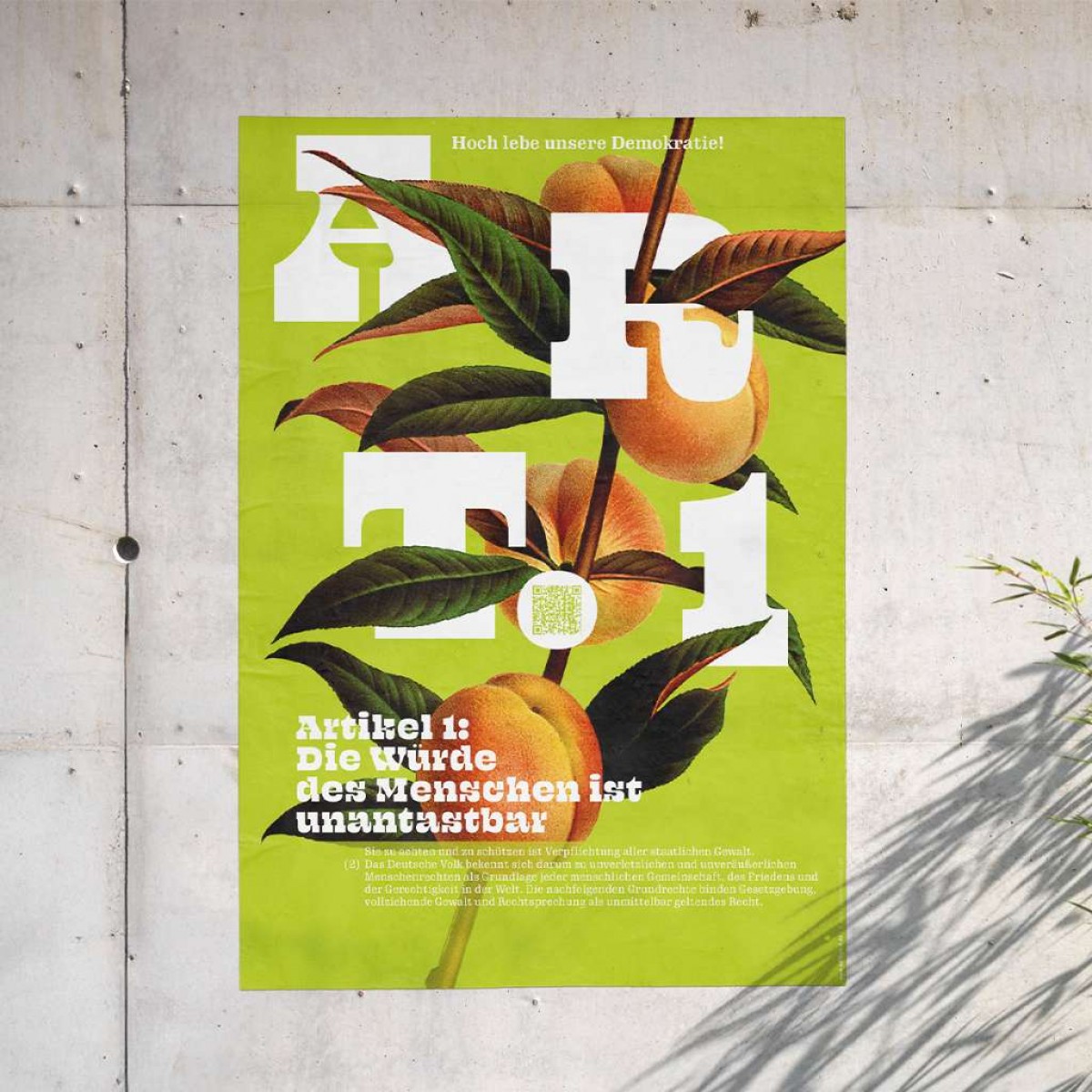 Grundrechte-Poster, Art. 1 Grundrechte-Poster, Art. 1