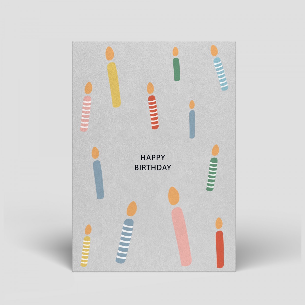 Postkarte - Geburtstag - Kerzen - Nr. 72 - Naturbedacht