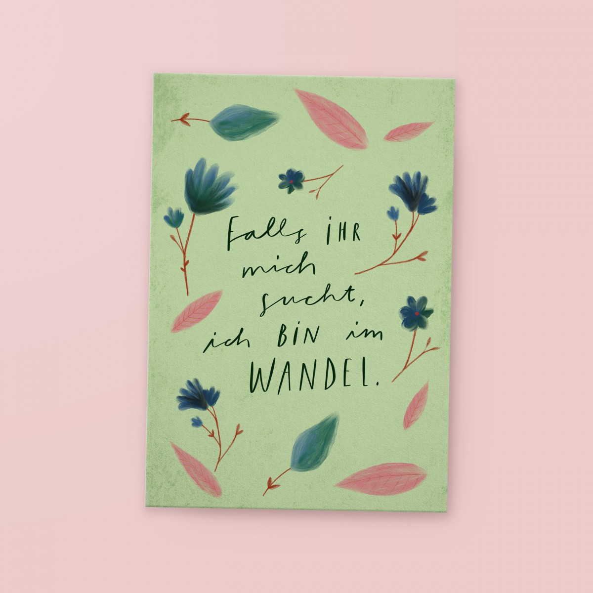 franzizo Postkarte »Wandel«