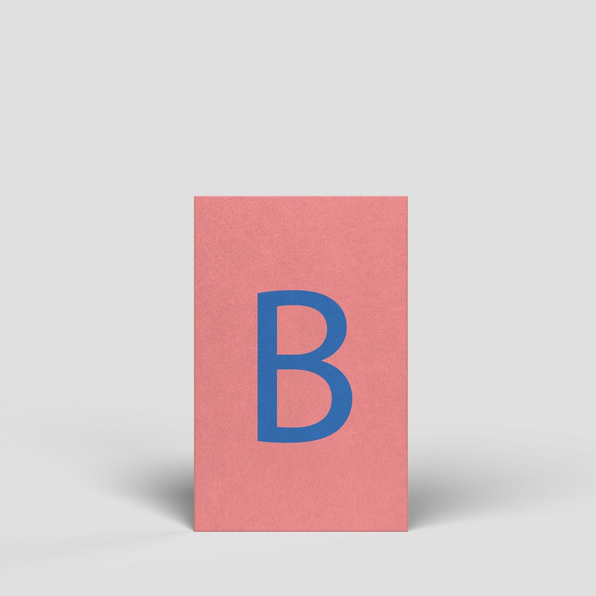 Midikarte - Buchstabe B - Nr. 163 - Naturbedacht