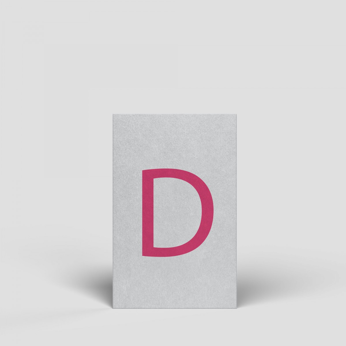 Midikarte - Buchstabe D - Nr. 165 - Naturbedacht