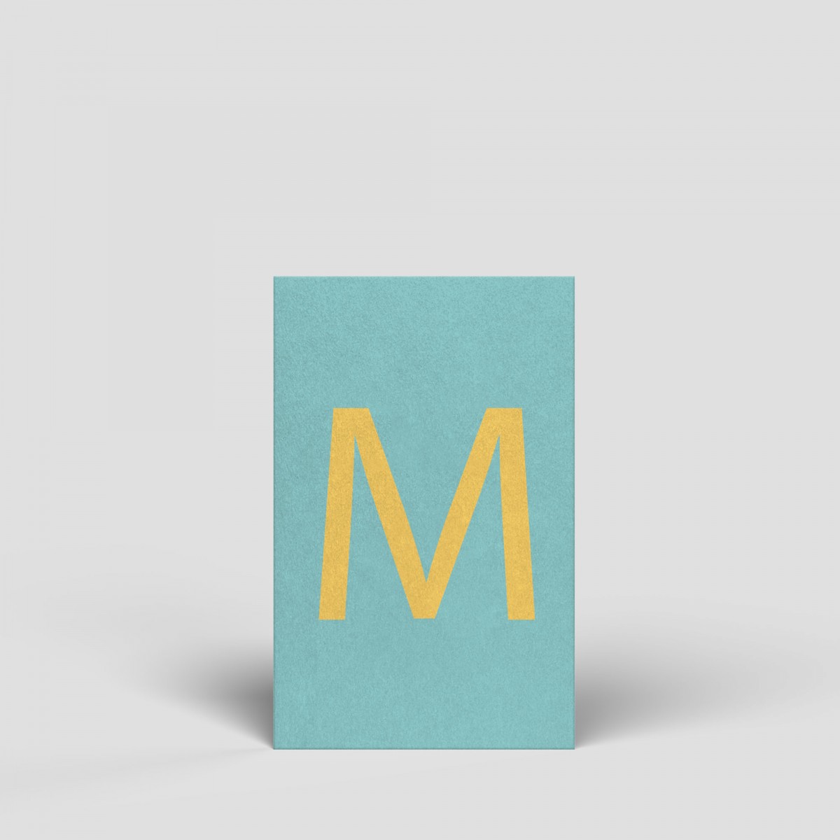 Midikarte - Buchstabe M - Nr. 174 - Naturbedacht