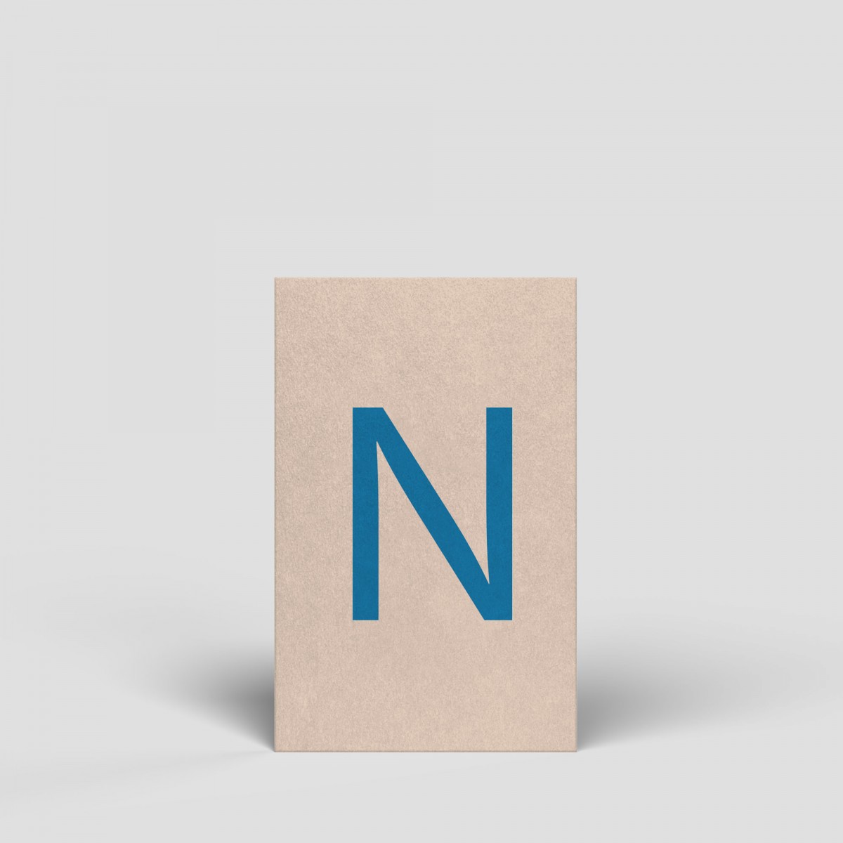 Midikarte - Buchstabe N - Nr. 175 - Naturbedacht