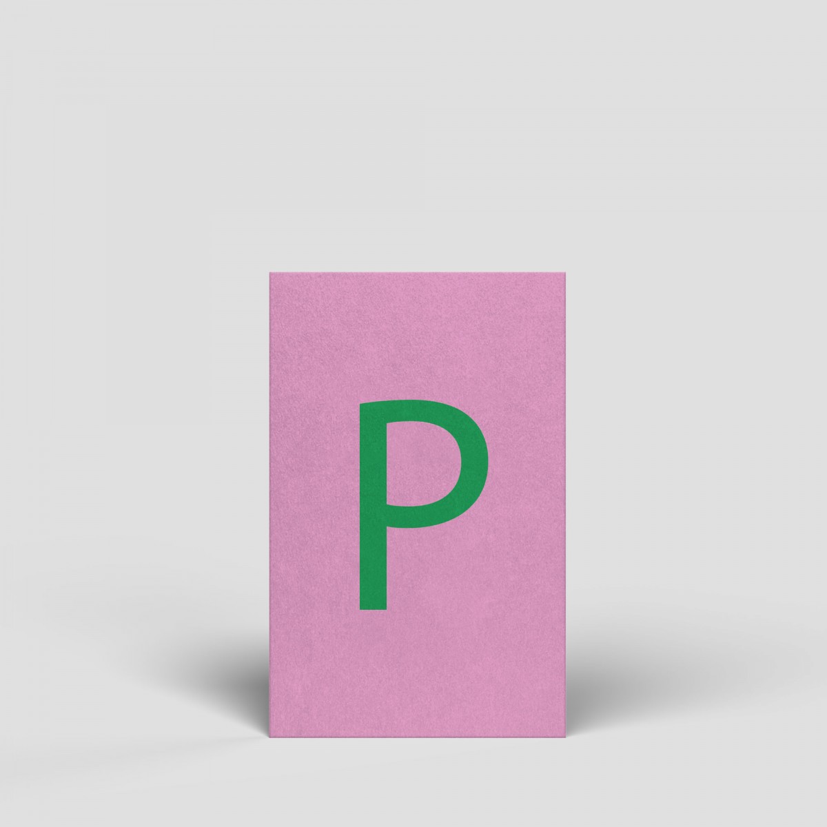 Midikarte - Buchstabe P - Nr. 177 - Naturbedacht