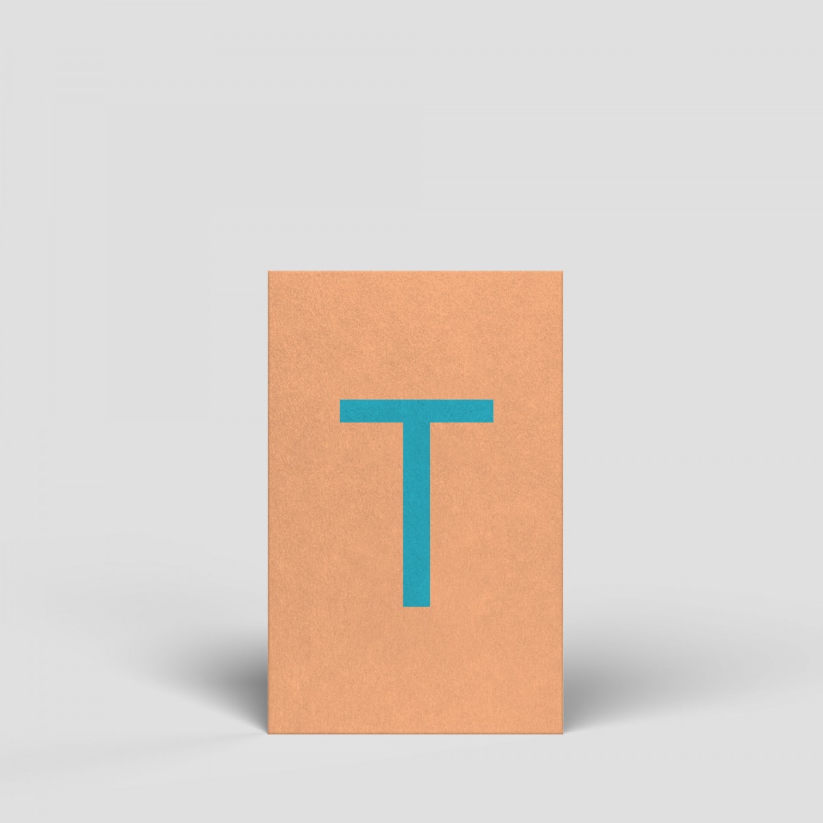 Midikarte - Buchstabe T - Nr. 181 - Naturbedacht