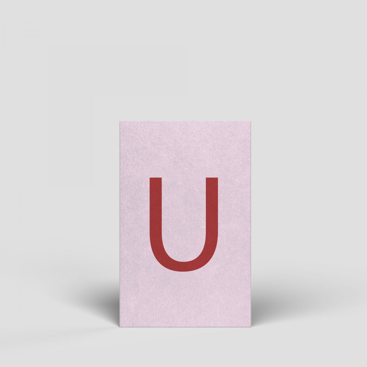 Midikarte - Buchstabe U - Nr. 182 - Naturbedacht