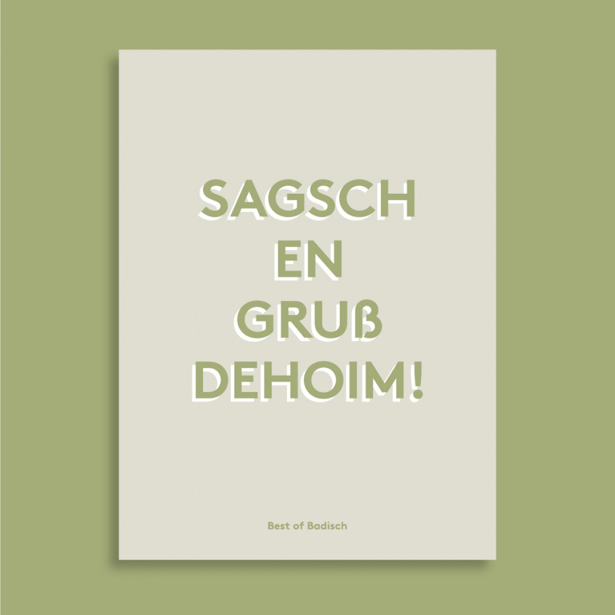 Family Tree Shop / Postkarten-Set / Best of Badisch