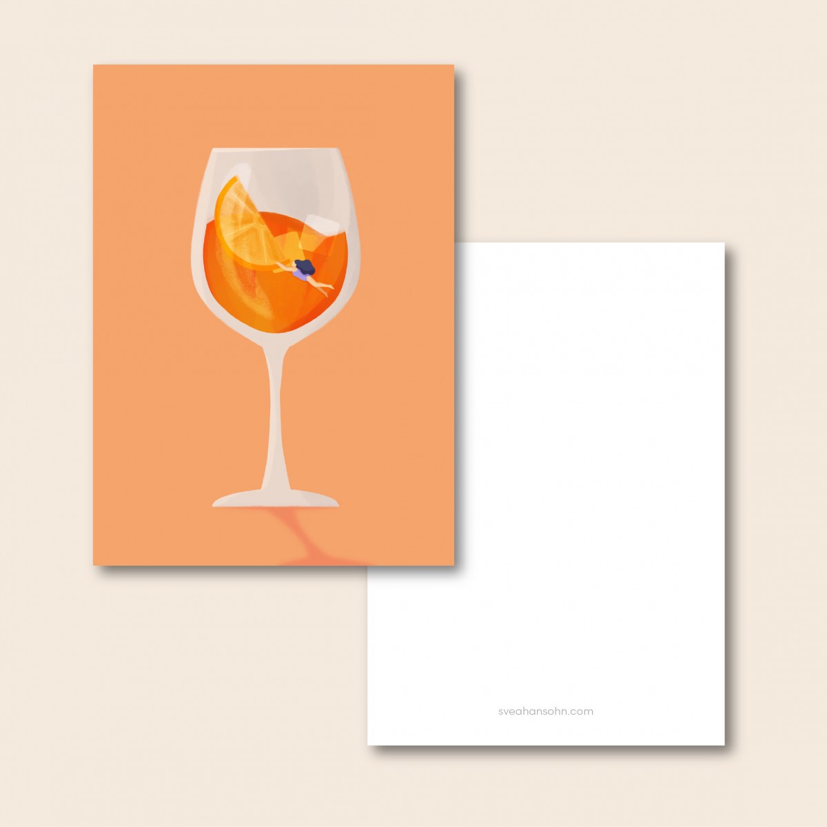 Drinks Postkarten / 6er Set A6 / Svea Hansohn Illustration
