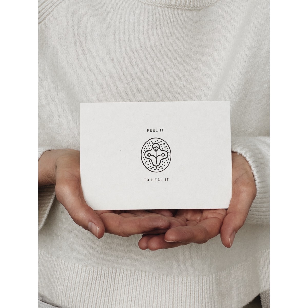 Postkarte - FEEL IT TO HEAL IT / OAY.PAPER