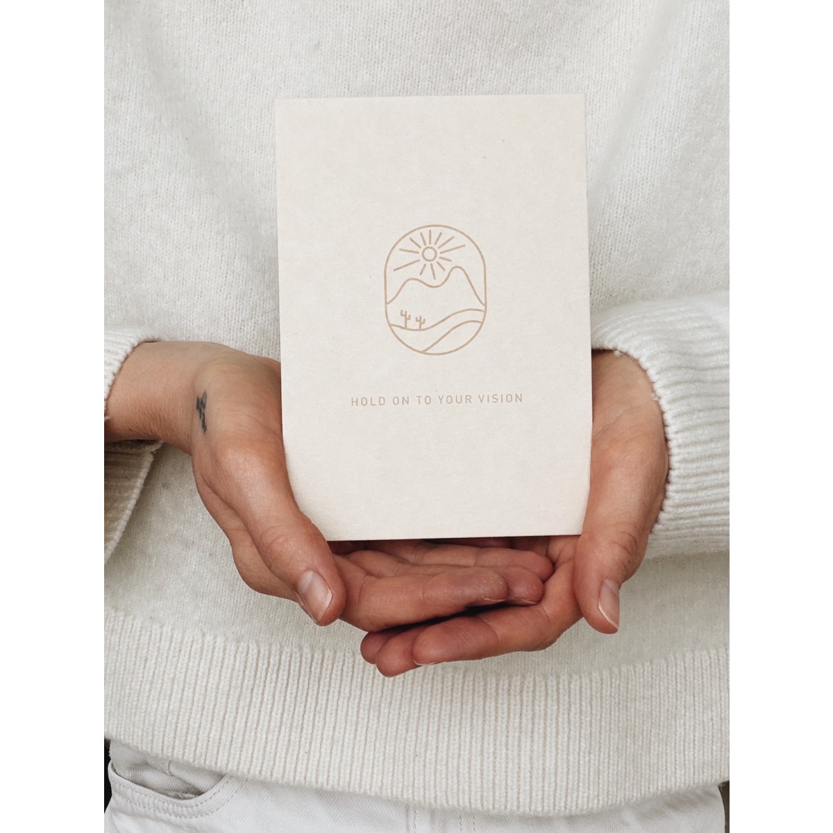 Postkarte - HOLD ON TO YOUR VISION / OAY.PAPER