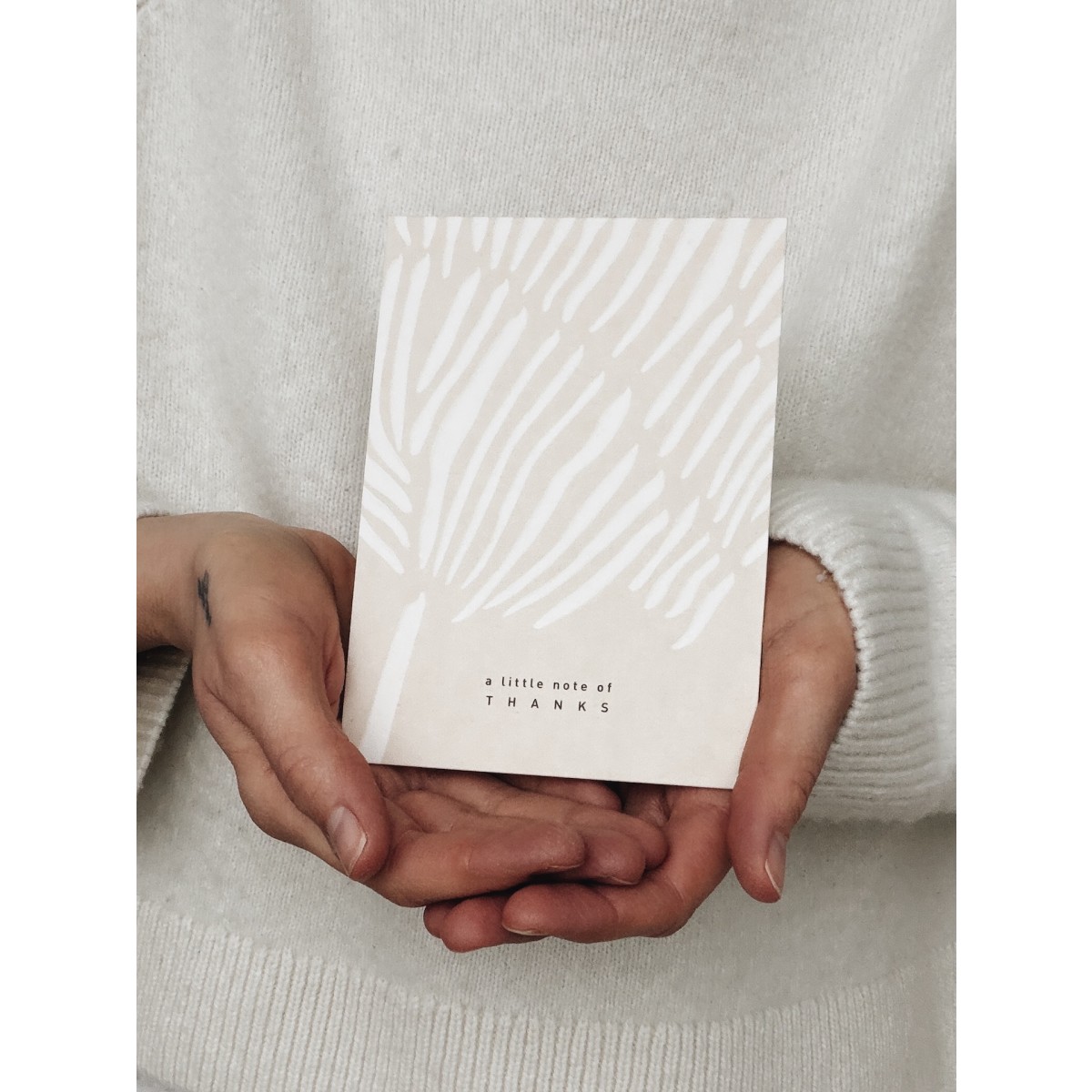 Postkarte - A LITTLE NOTE OF THANKS / OAY.PAPER